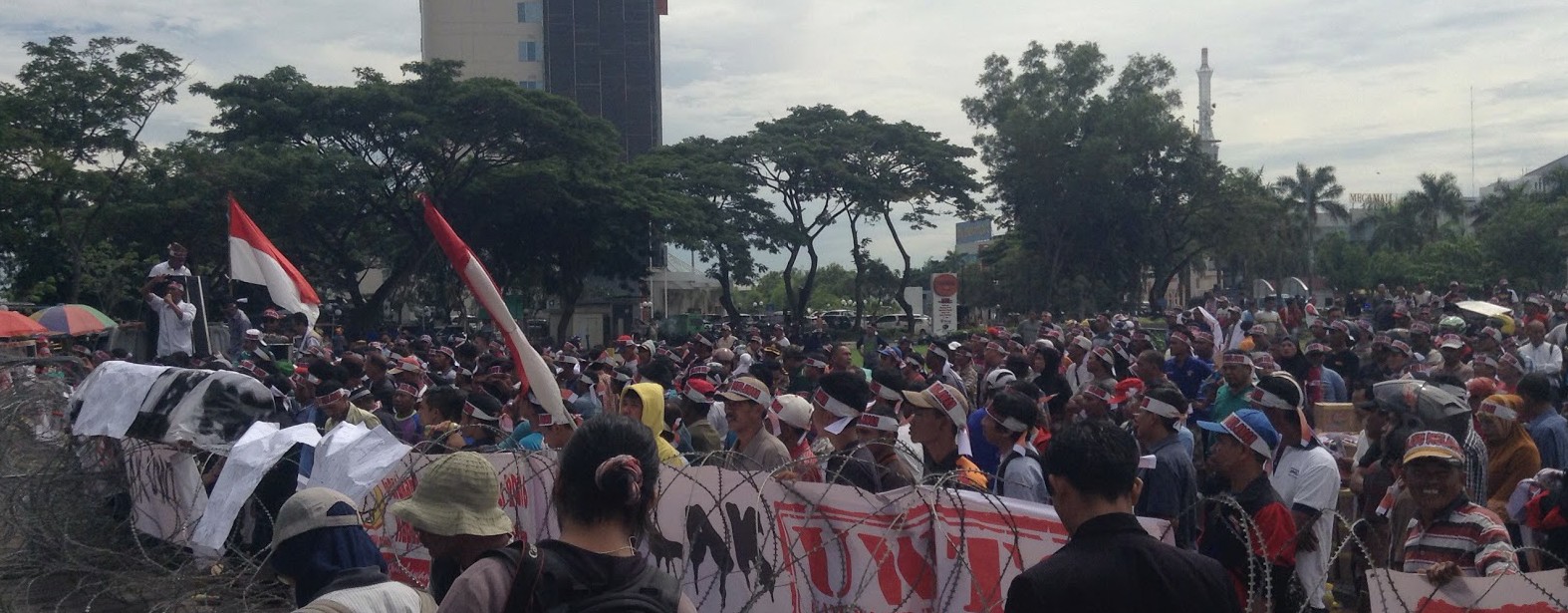 Massa Melayu Melawan Desak BP Batam Hapus UWTO