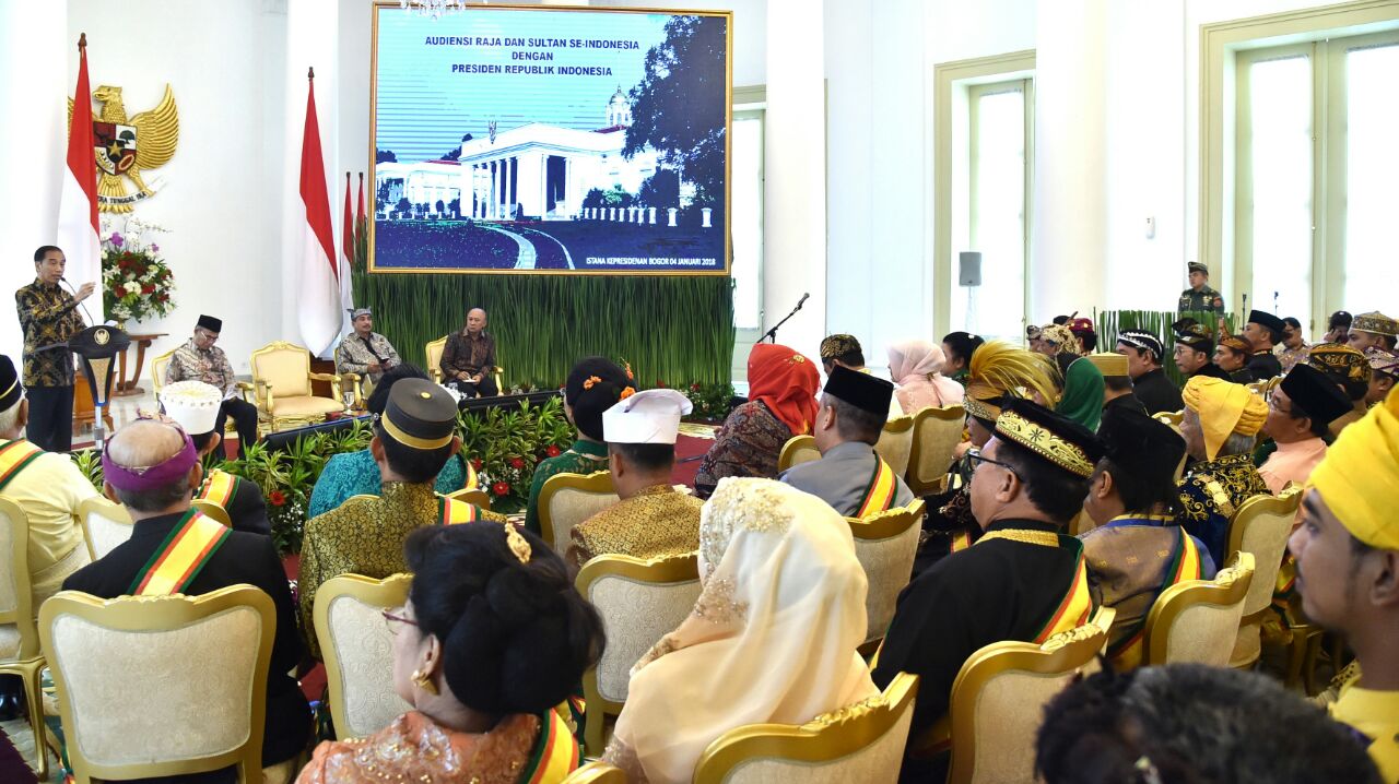 Merawat Adat Leluhur, Presiden Dukung Pelestarian Kerajaan dan Kesultanan Nusantara