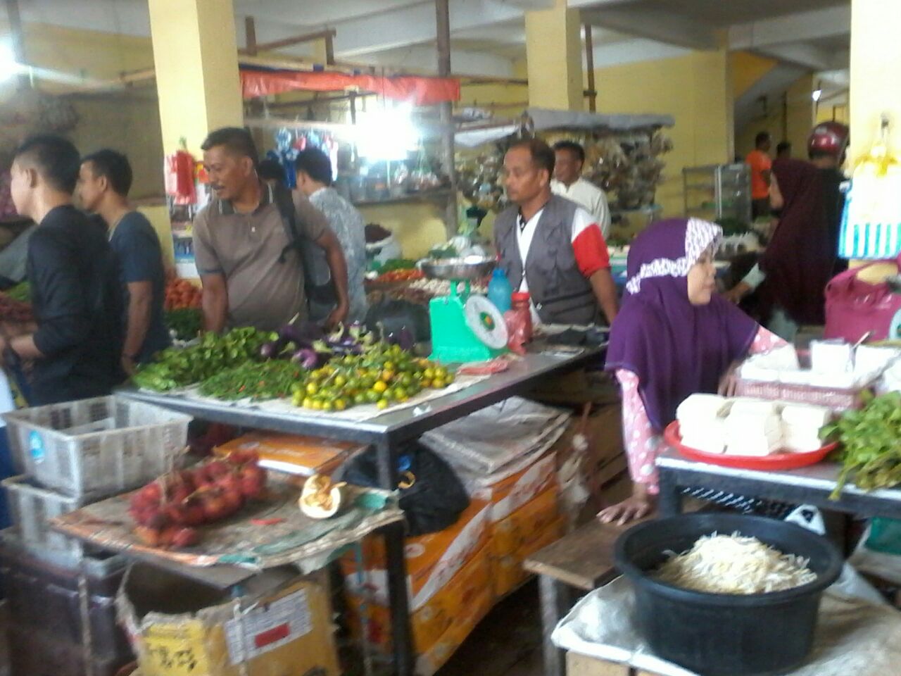 Tim Satgas Pangan Lingga Sidak Gudang dan Harga Sembako di Pasar