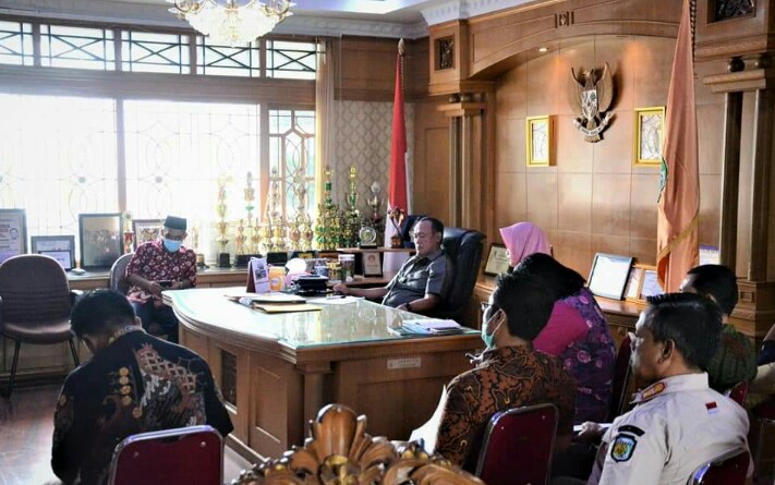 Bupati Tebo Ikuti Rakor Penanganan Covid 19 yang Dipimpin Gubernur Jambi