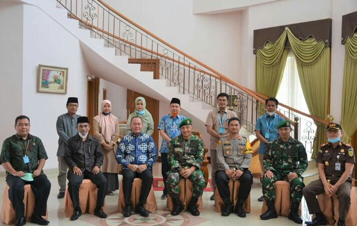 KUNJUNGAN DANREM 042/ GAPU di TEBO