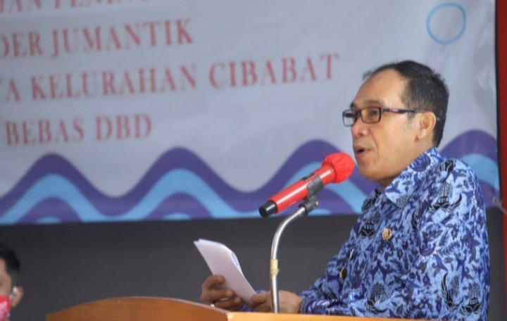 Plt. Wali Kota Cimahi Ngatiyana Buka Kegiatan Pelatihan Peningkatan Kader Juru Pemantau Jentik