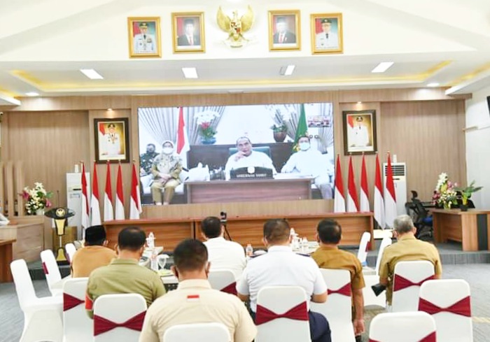 Bupati Zahir Hadiri Rakor Bersama Gubernur Sumatera Utara