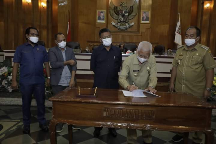 Bupati Surya Apresiasi DPRD Asahan atas Persetujuan Rarperda Perubahan APBD TA 2021
