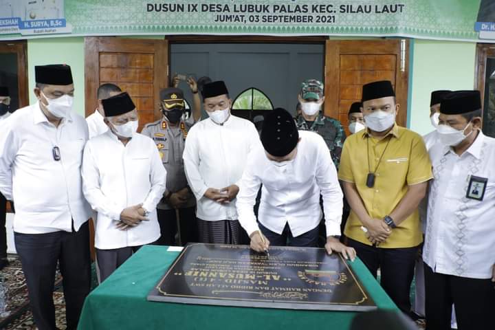 Wagub Sumut Resmikan Masjid Al-Musannif