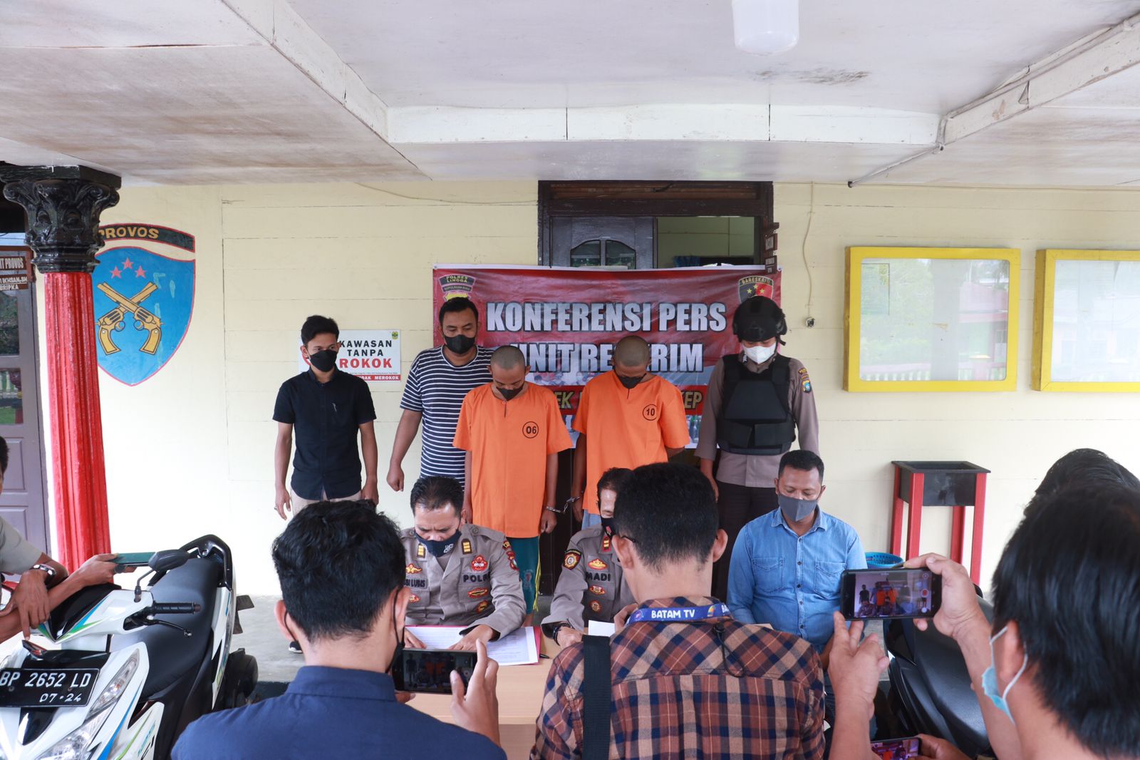 Dua Pelaku Diduga Residivis Curanmor di Lingga di Ringkus Polisi