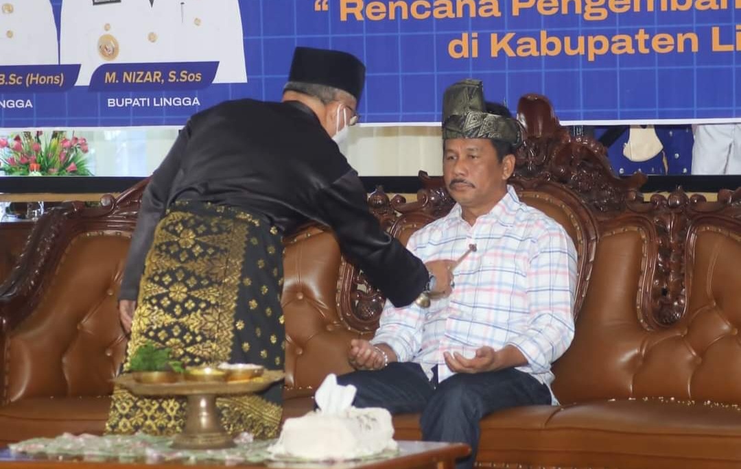 Bupati Lingga M Nizar Terima Kunjungan Silaturahmi Wali Kota Batam Rudi