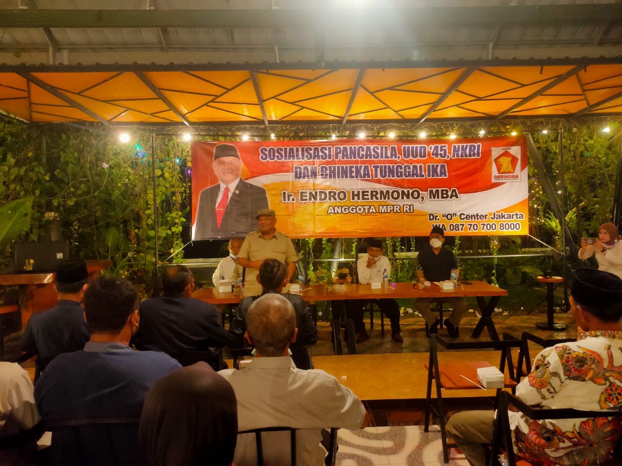 Anggota MPR-RI, Endro Hermono Gelar Sosialisasi Pancasila, UUD 45, NKRI dan Bhinneka Tunggal Ika