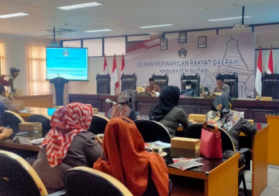 <em>DPRD Kabupaten Blitar Gelar Paripurna Hasil Reses Para Anggota Dewan</em>