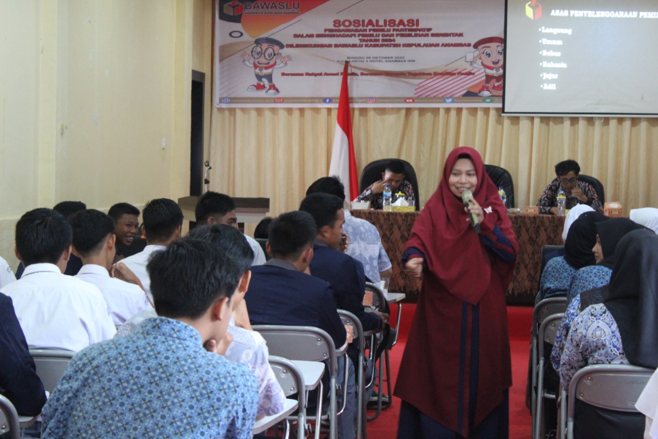 Bawslu Anambas Gelar Sosialisasi Pemilu Hadapi Pemilu dan Pilpres 2024