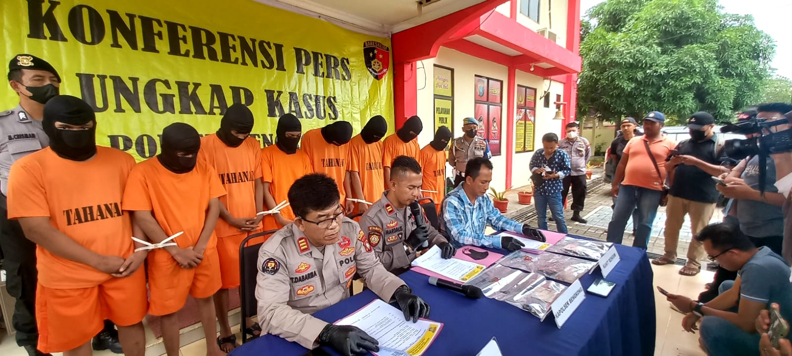 Komplotan Curanmor  Dibekuk Polisi, 8 Diamankan dan 2 DPO