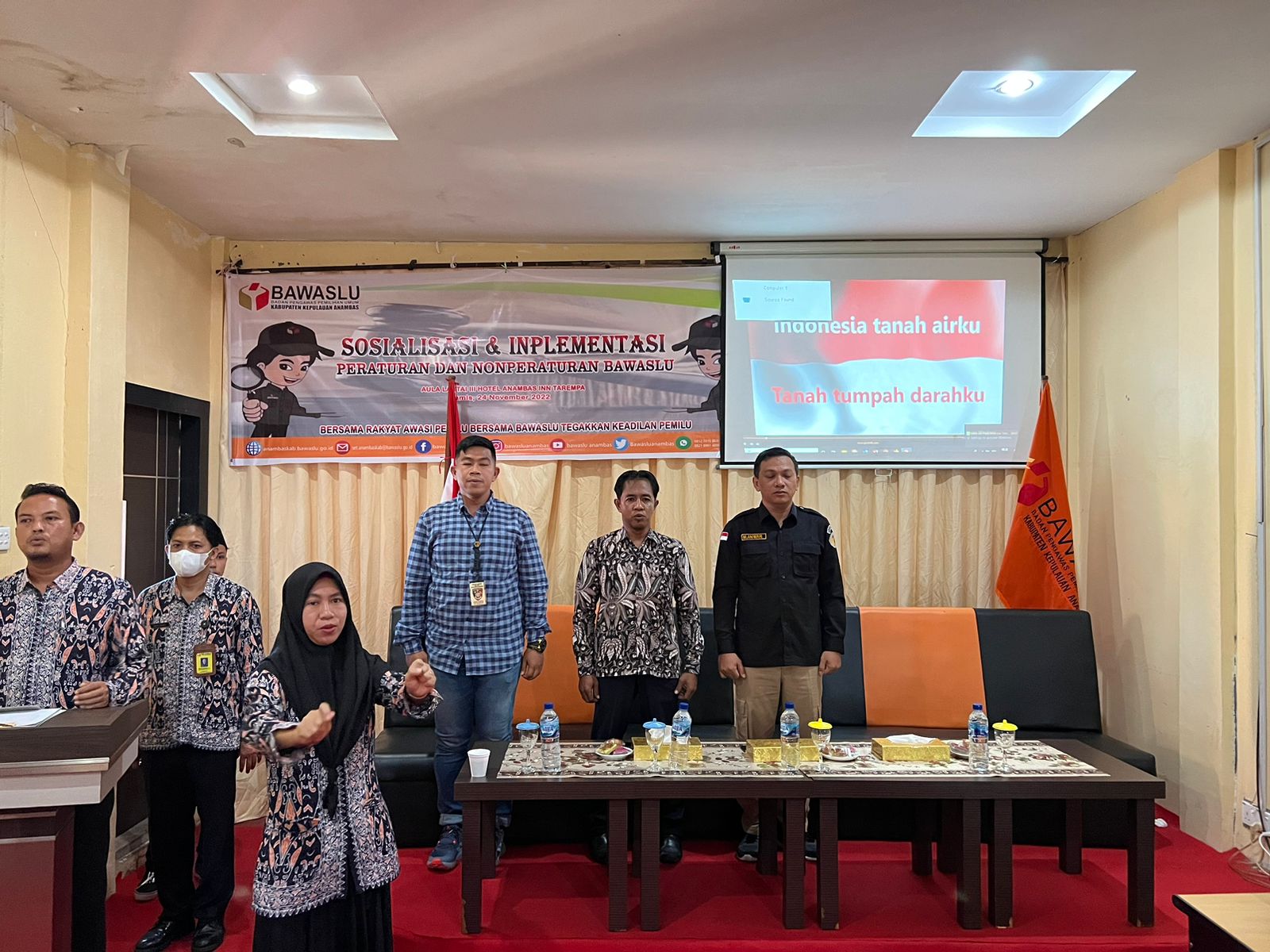 Bawaslu Anambas Gelar Sosialisasi dan Implementasi Peraturan dan Non Peraturan Bawaslu