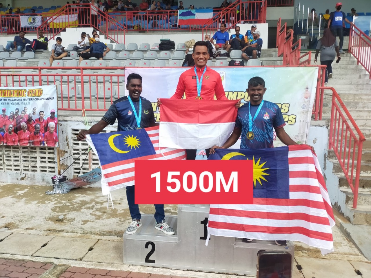 Bripka Desjan Siallagan Raih Medali Pada Kejuaraan Internasional Atletik Master Malaysia