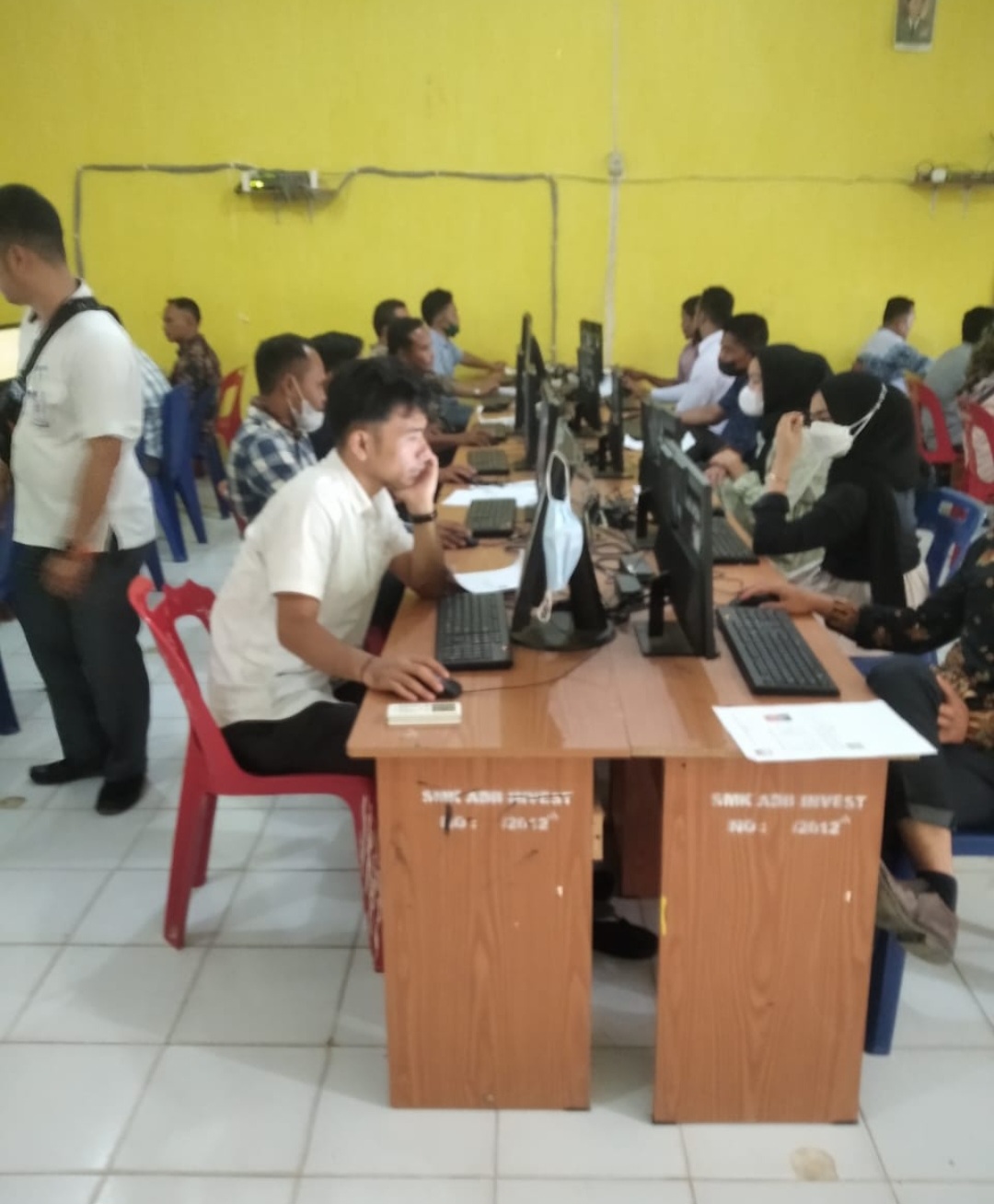 Pelaksanaan Ujian CAT Sekeksi Calon PPK Aceh Tenggara Berjalan Lancar
