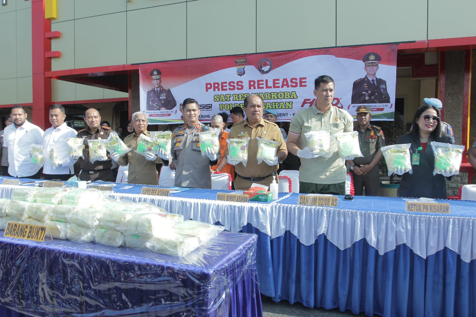 Bupati Surya Apresiasi Polres Asahan Atas Pengungkapan Tindak Pidana Narkotika