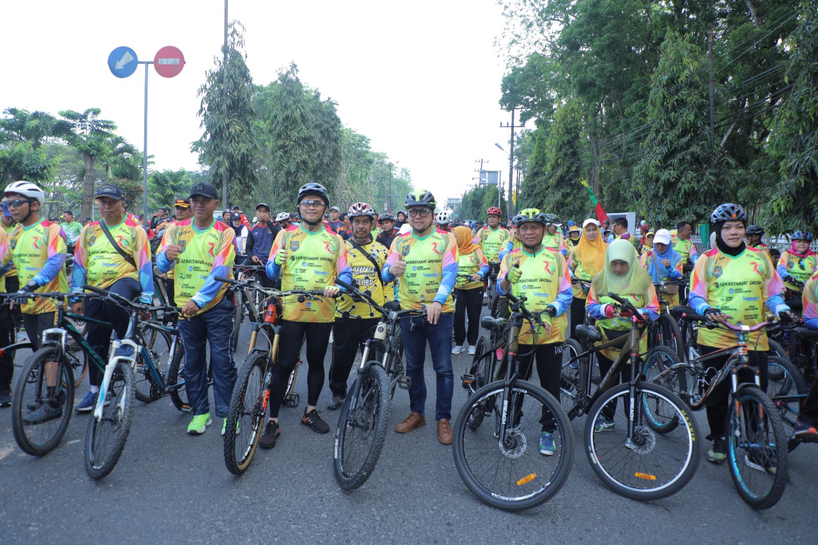 Menuju 77 Tahun Kabupaten Asahan Dimeriahkan Dengan Gowes Bersama