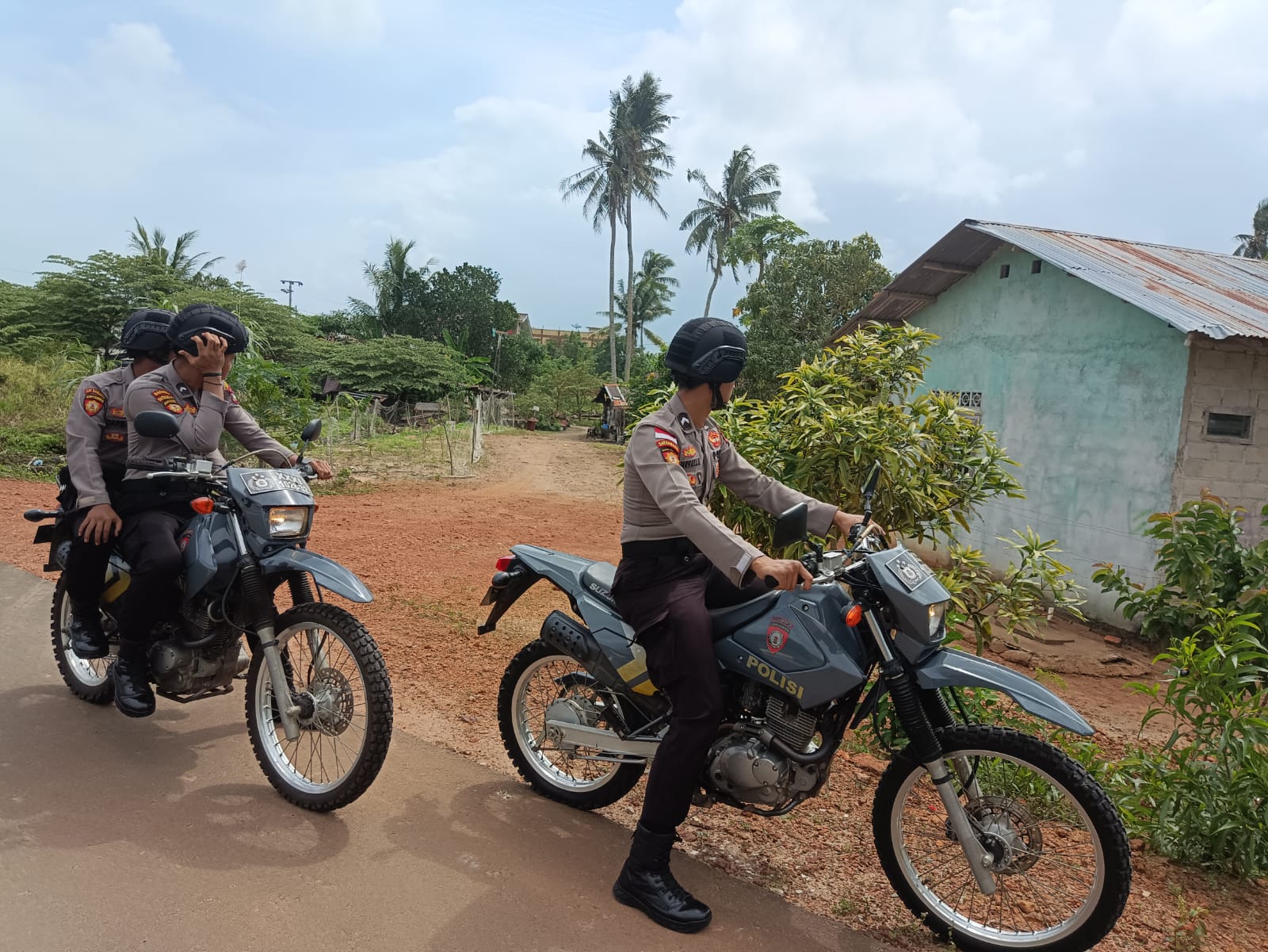 Jaga Kamtibmas Sat Samapta Polres Lingga Laksanakan Patroli R2