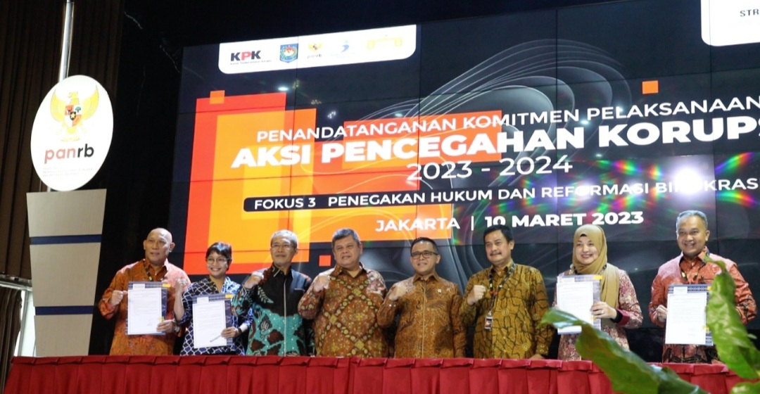 BP Batam Tandatangani Komitmen Pencegahan Korupsi Bersama 18 Kementerian Lembaga