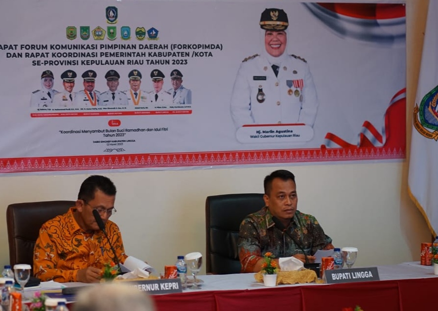 Gubernur Kepri Ansar Ahmad Pimpin Raker di Dabo