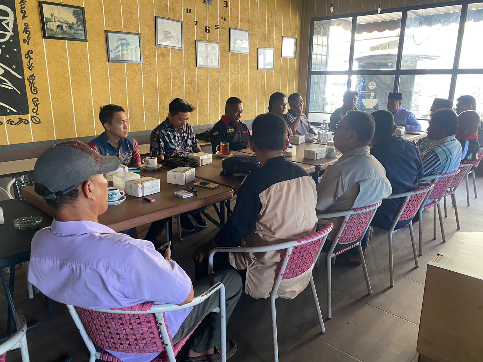 Jelang May Day, Polres Lingga Silaturahmi Dengan Pengurus Serikat Buruh Dan Pekerja