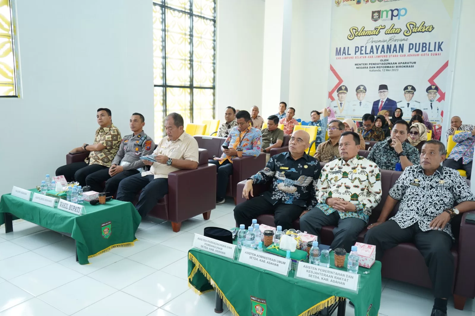 Wakil Bupati Asahan Ikuti Grand Launching MPP