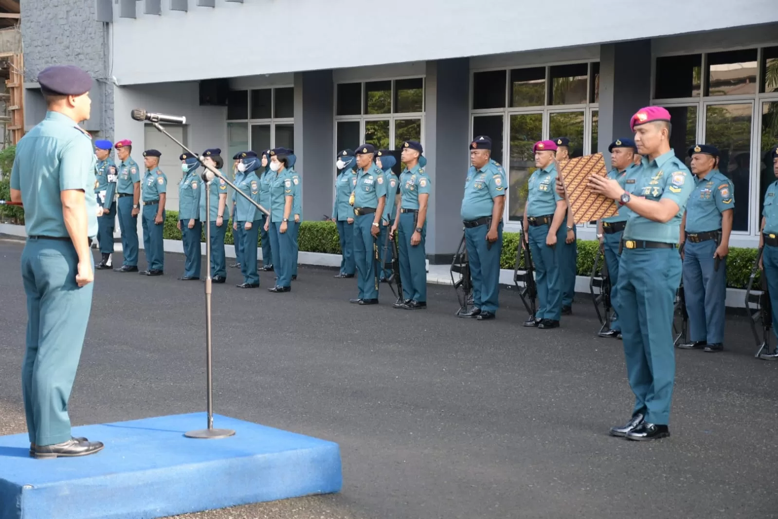 Pangkalan TNI AL Palembang Gelar Upacara Peringatan Hari Kebangkitan Nasional Ke-115