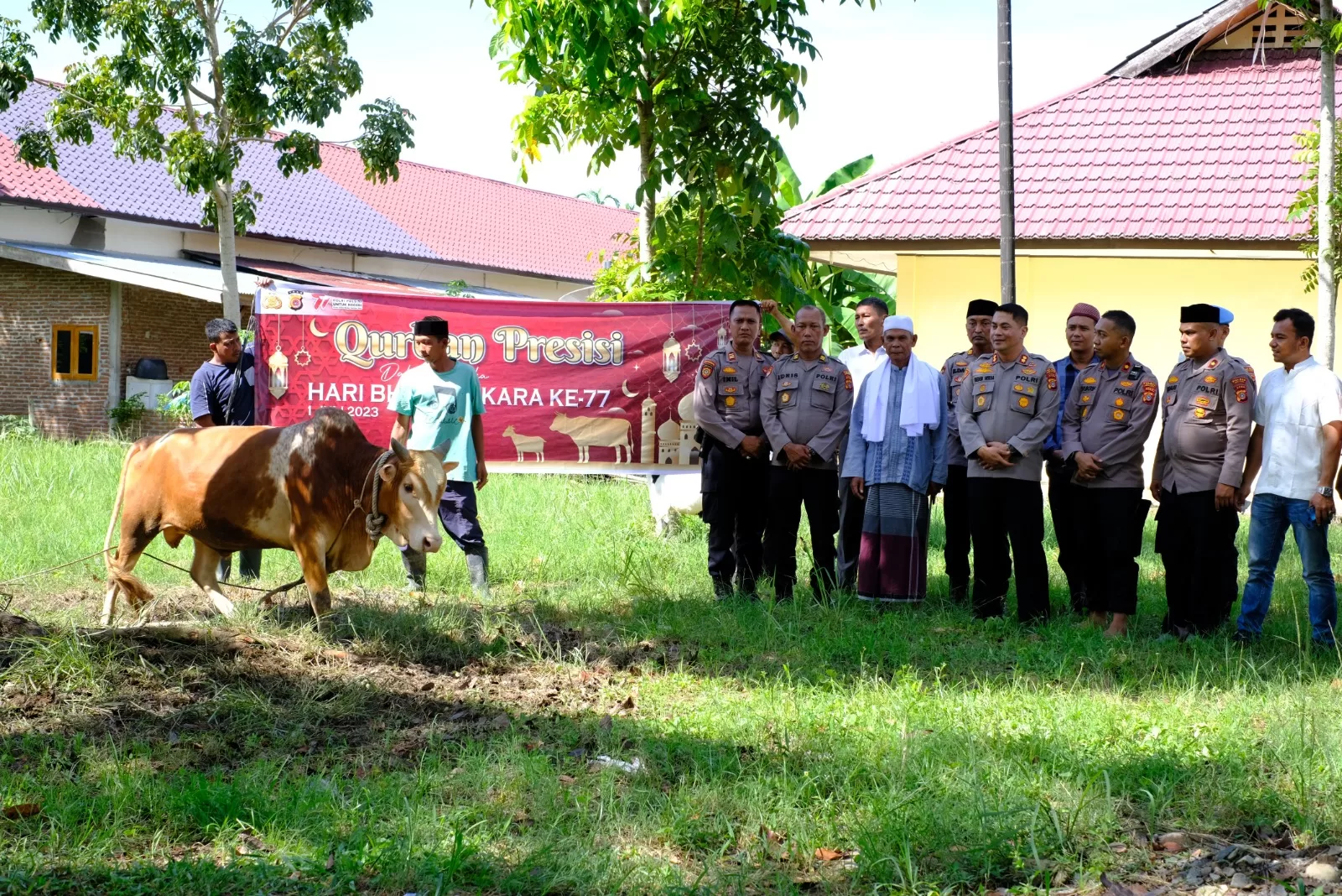 Idul Adha 1444 H, Polres Aceh Utara Gelar “Qurban Presisi”