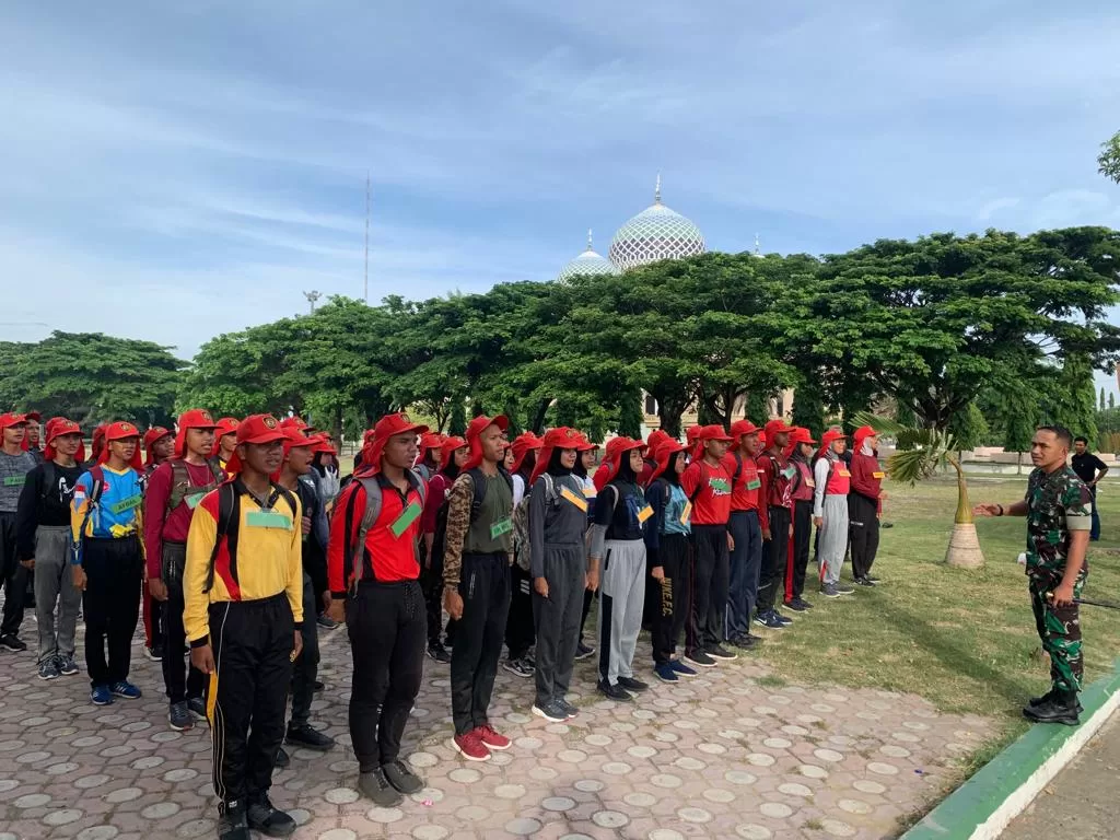 Dandim 0103/Aut Beri Semangat Kepada Paskibraka