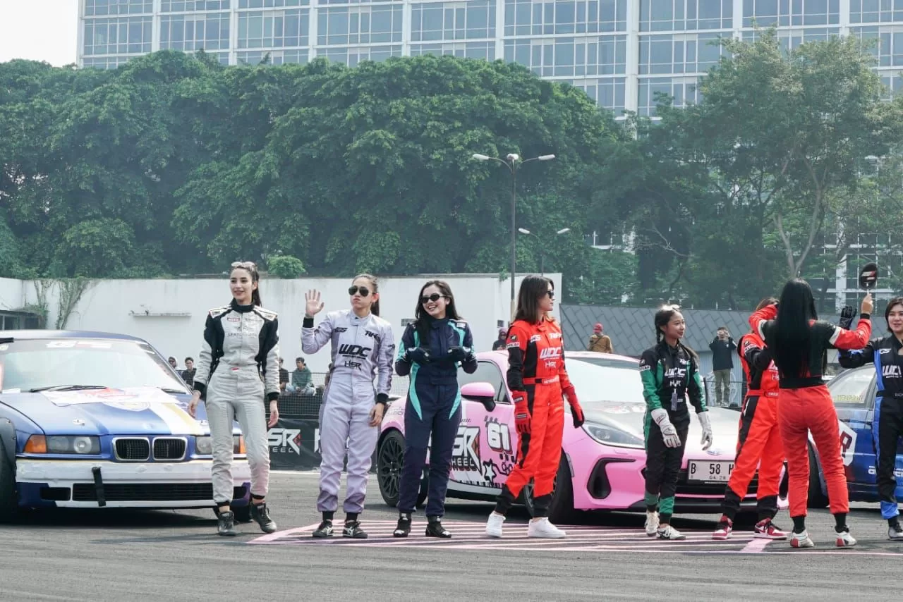 Putri Ketua Umum IMI Bamsoet Raih Juara 4 Women’s Drift Challange Amateur Indonesian Drift Series 2023 Putaran 2