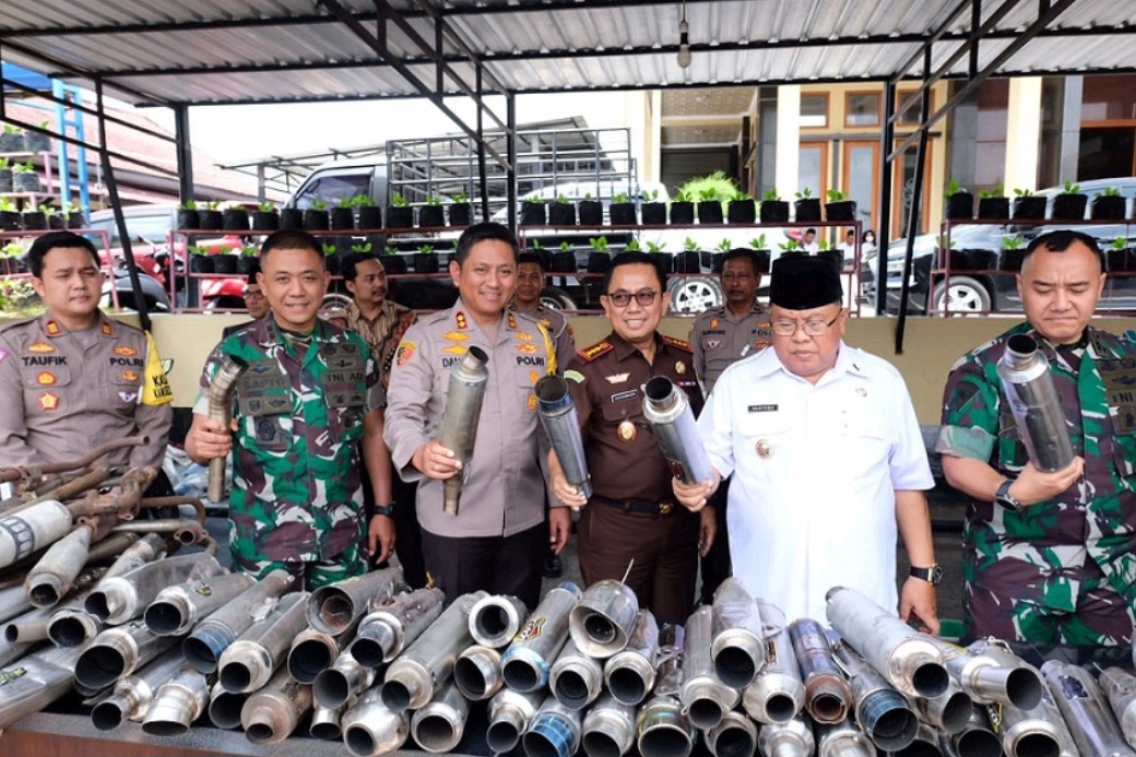 200 Knalpot Brong di Blitar Dimusnahkan, Wali Kota Berencana Bangun Sirkuit Balap