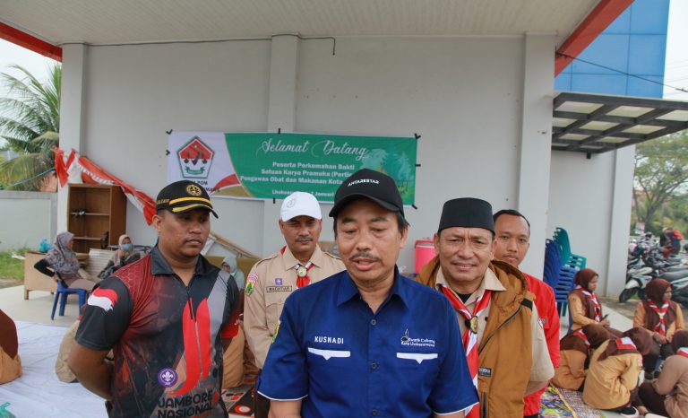Peserta Perkemahan Bakti Satuan Karya (Pertisaka) Pengawas Obat dan Makanan Kota Lhokseumawe