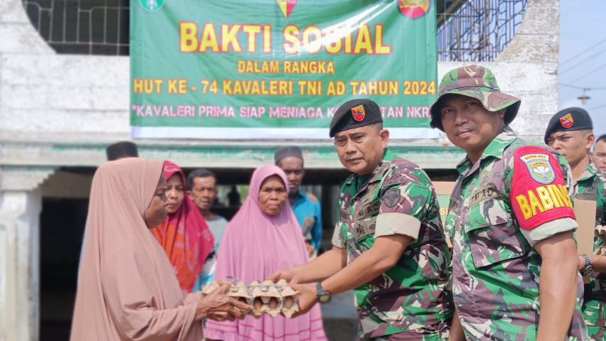 Perayaan HUT Ke-74 Kavaleri TNI AD Yonkav 11/MSC: Donor Darah dan Bakti Sosial Mewarnai Momentum