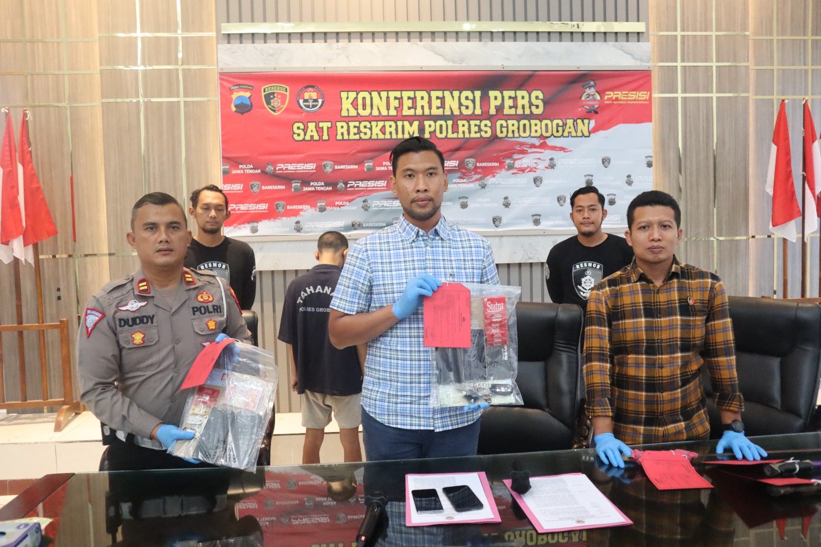 Polres Grobogan Ungkap Kasus Prostitusi Online, Dua Germo Ditangkap