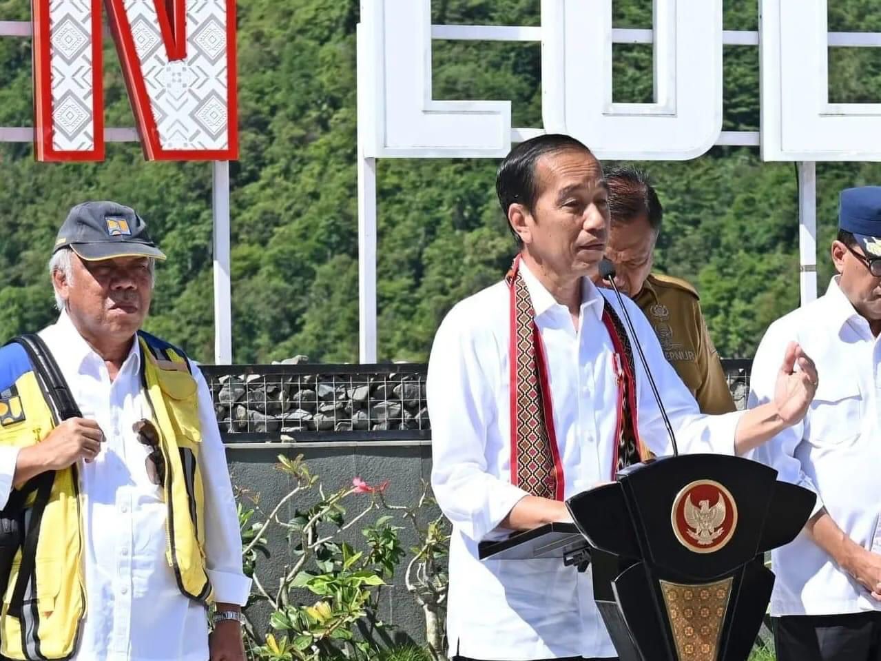 Presiden Jokowi Resmikan Bendungan Lolak Sulawesi Utara