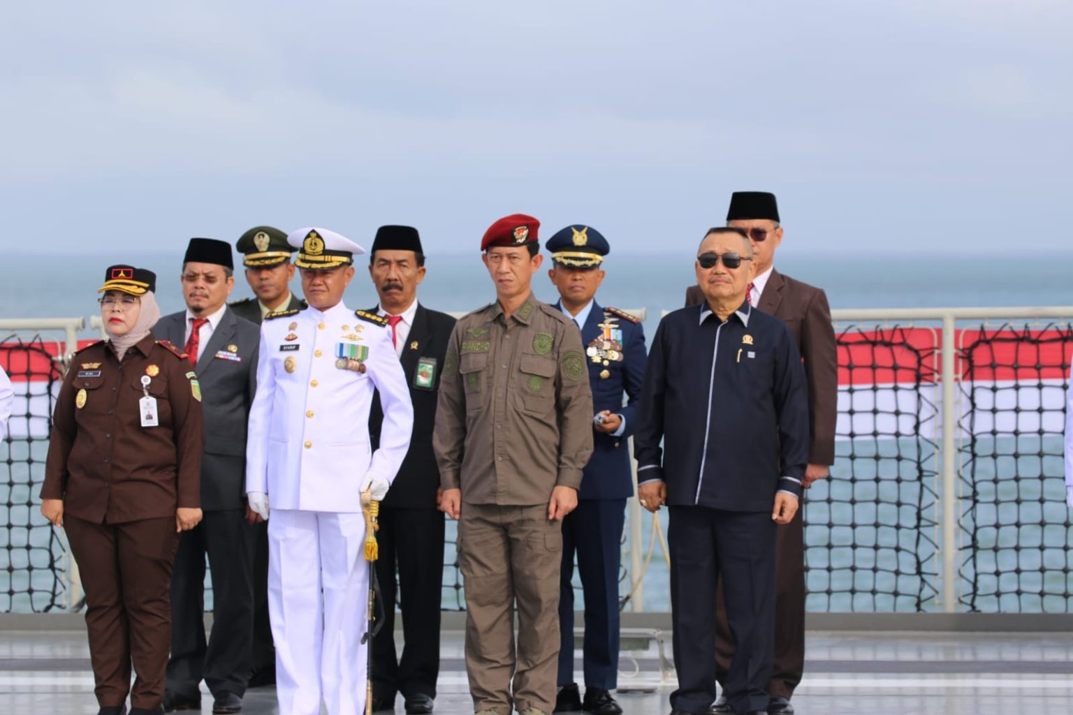 Bersama TNI AL, Ketua Komisi I DPRD Kepri Rayakan Hari Dharma Samudera 2024