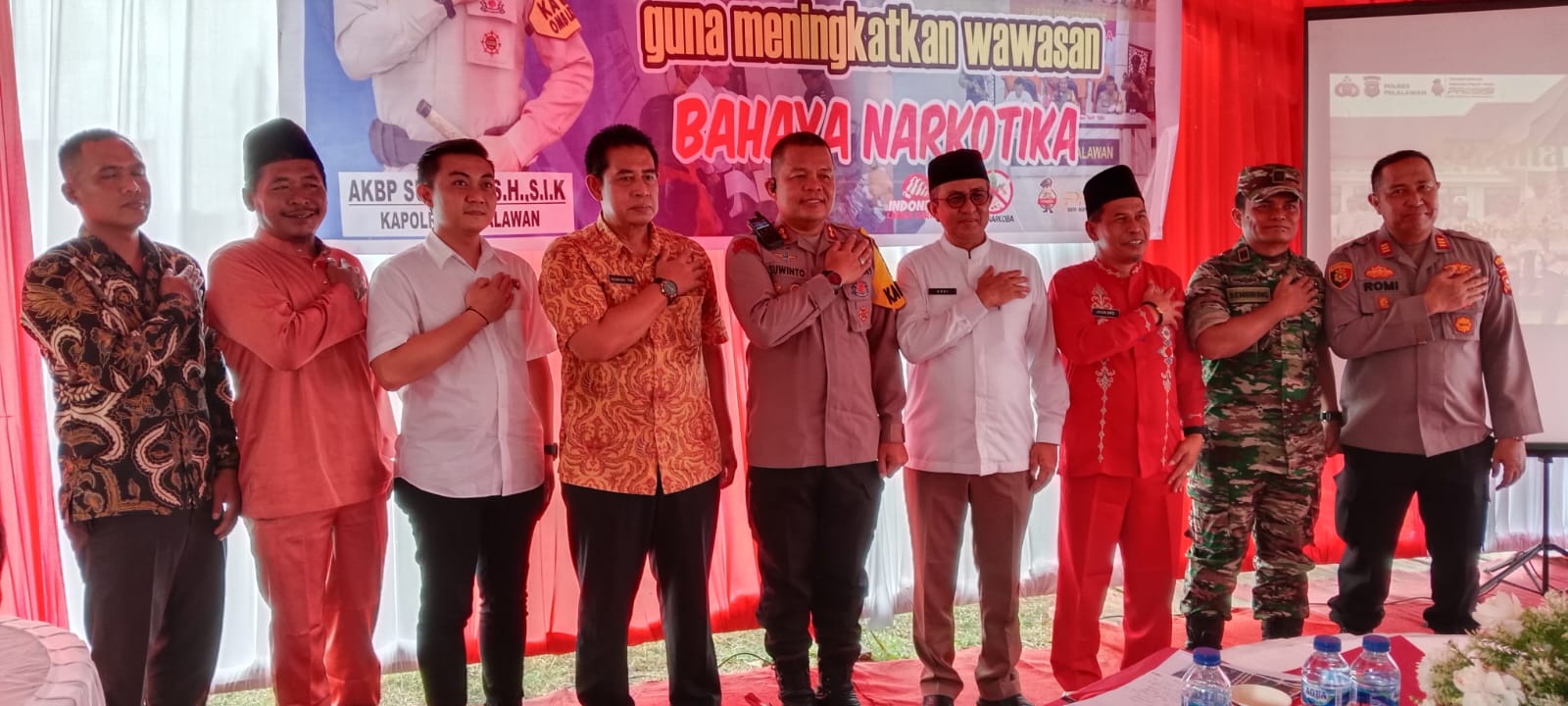 Desa Makmur Kampung Bebas Narkoba, Kapolres Pelelawan : Pilot Projek Bagi Desa Lain