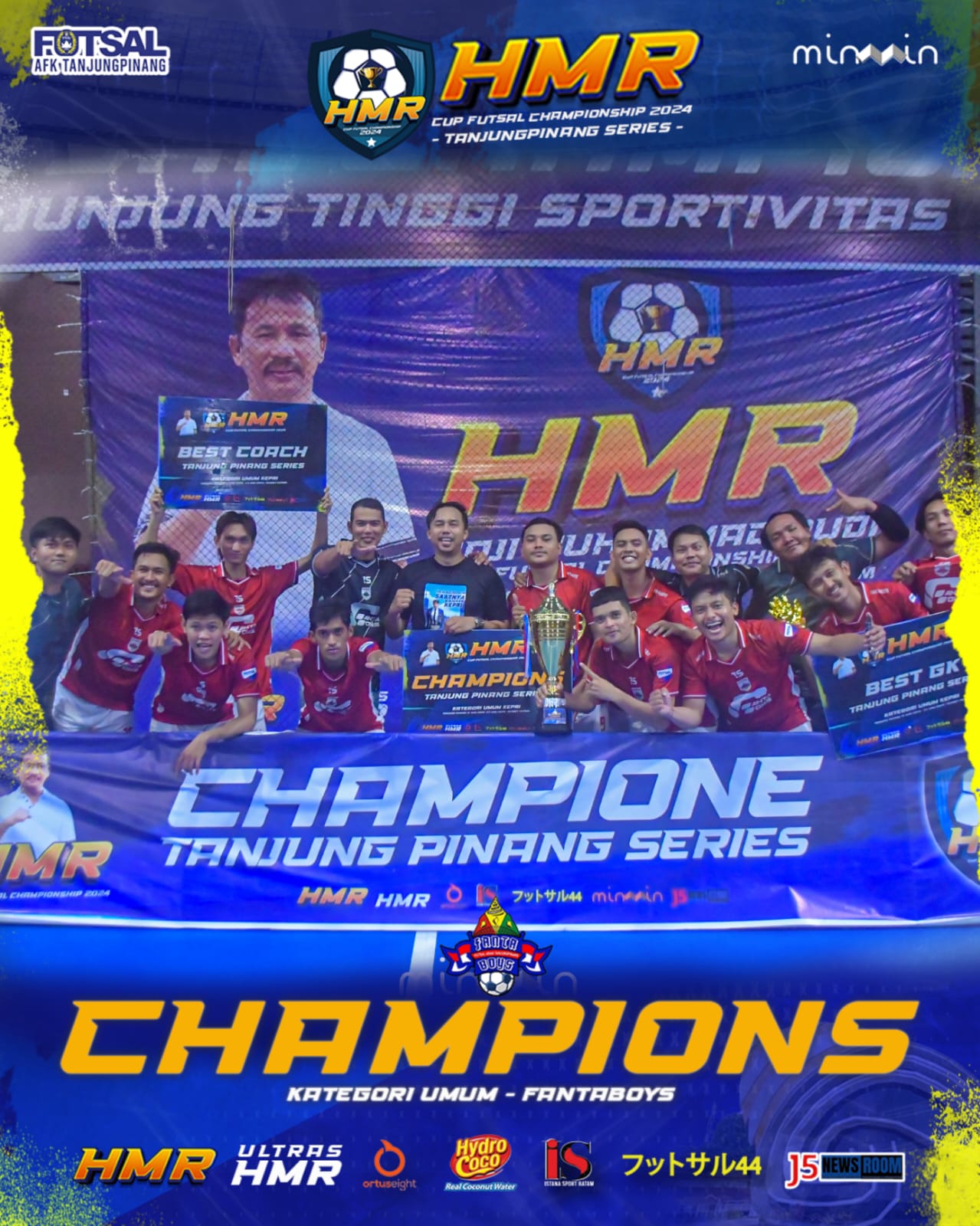 H. Muhammad Rudi Motivasi Atlet Futsal Kepri