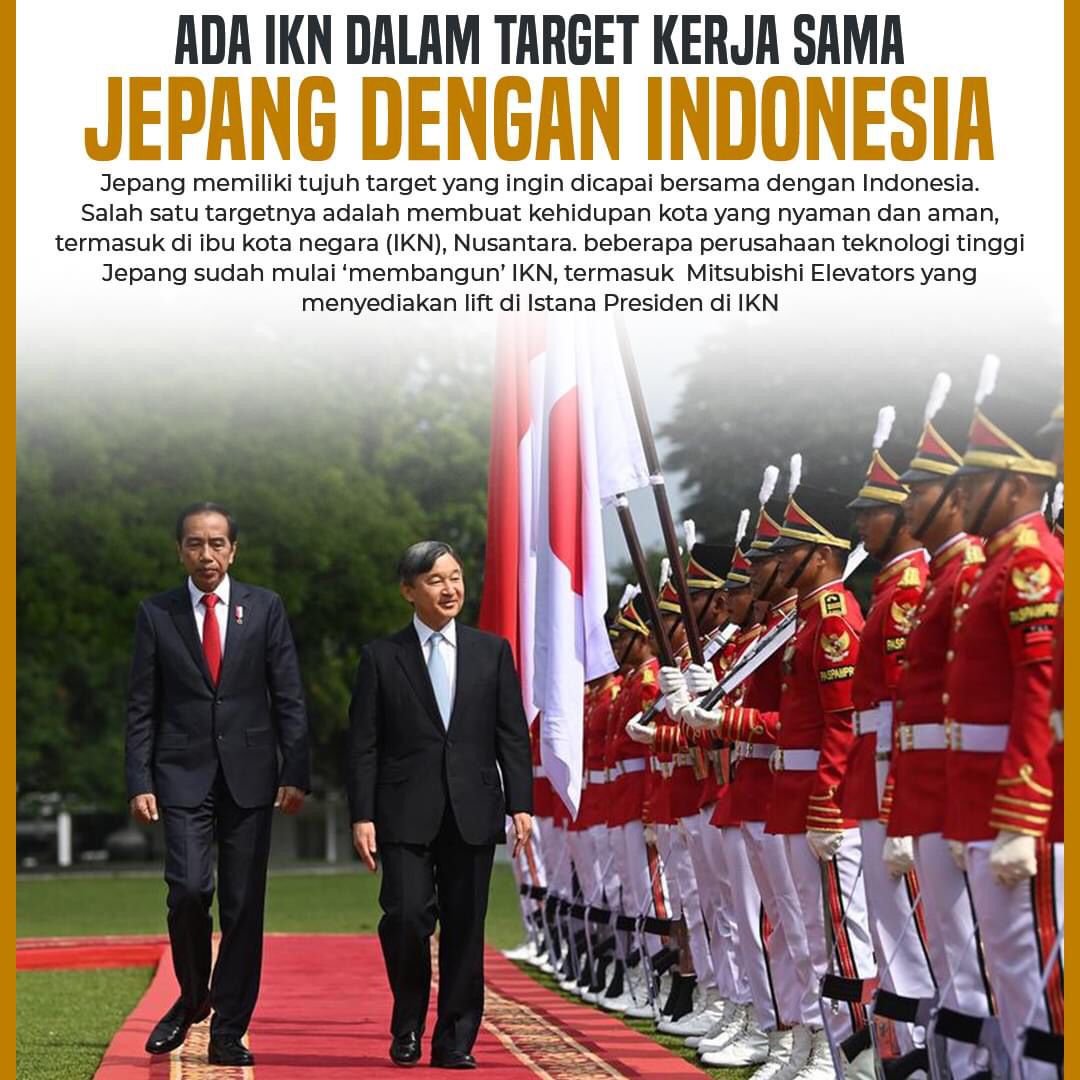 IKN Dalam Target Kerja Sama Indonesia dan Jepang