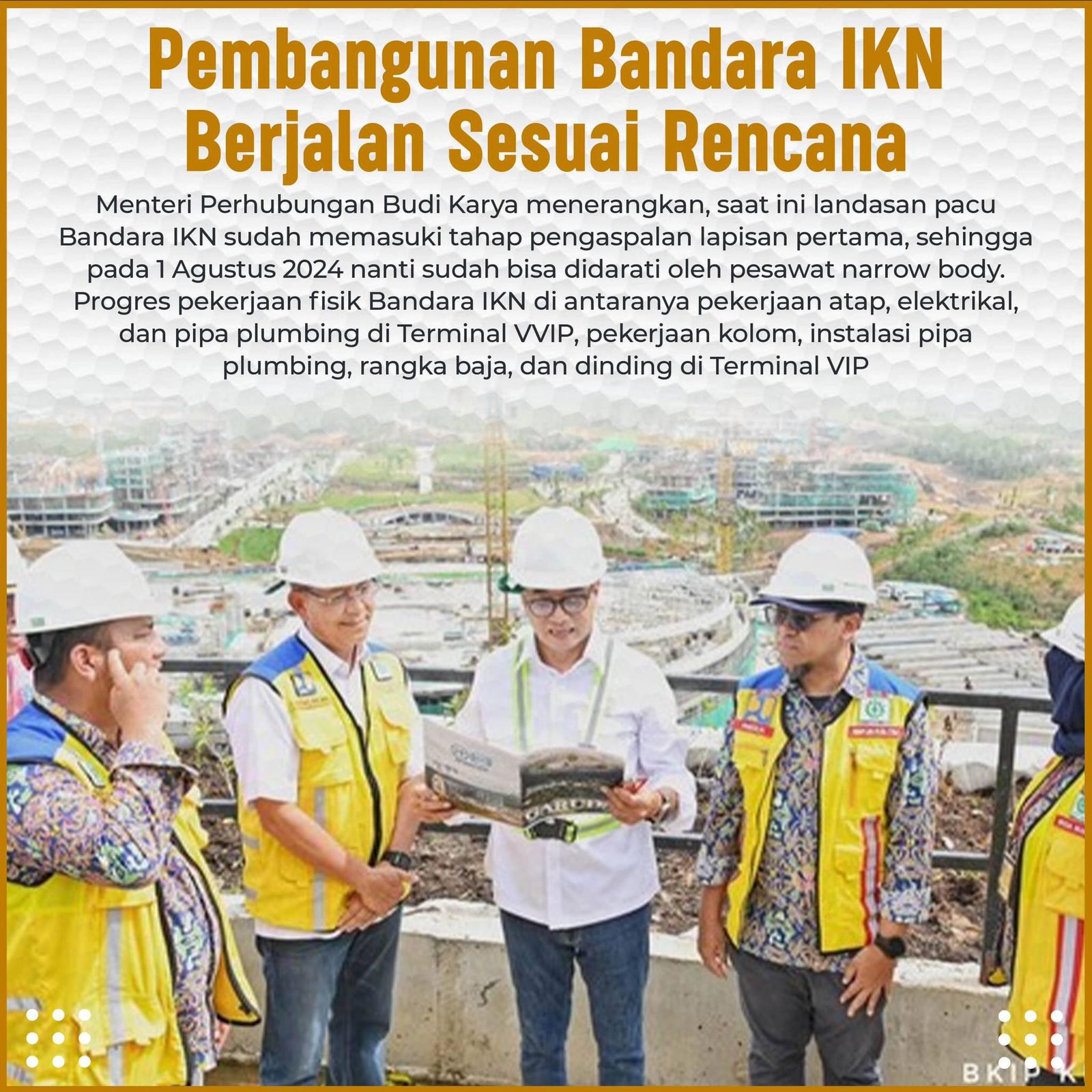 Pembangunan Bandara IKN Berjalan Sesuai Rencana