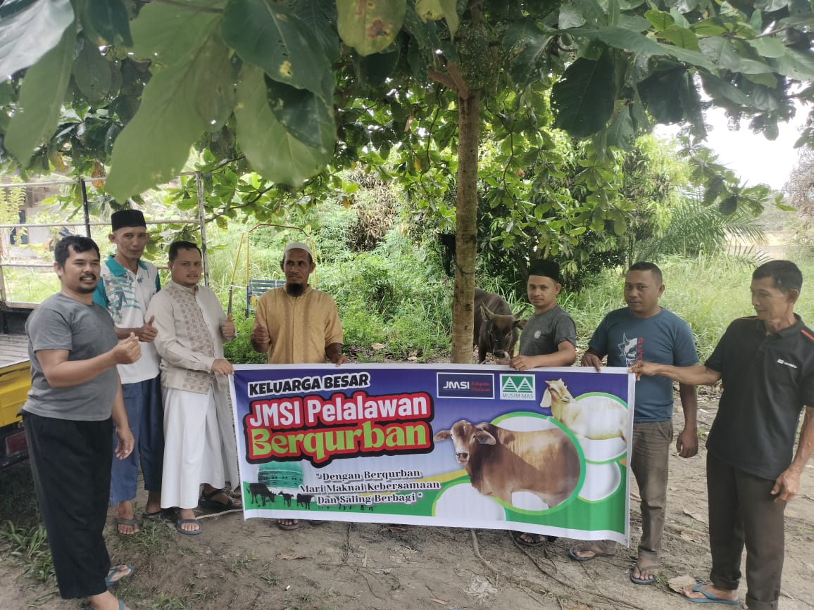 Idul Adha 2024, JMSI Pelalawan Potong Satu Ekor Sapi Kurban