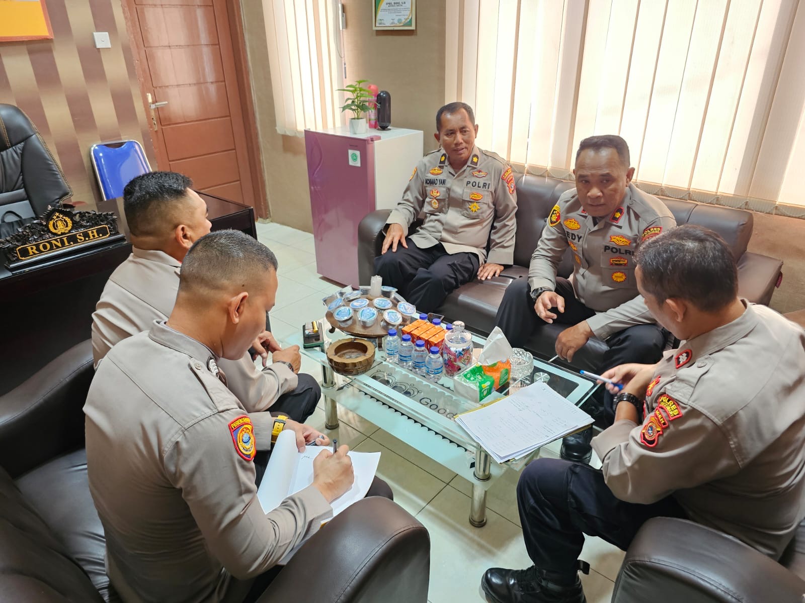 Wakapolres Lhokseumawe Pimpin Supervisi Pengelolaan Anggaran di Polsek Jajaran