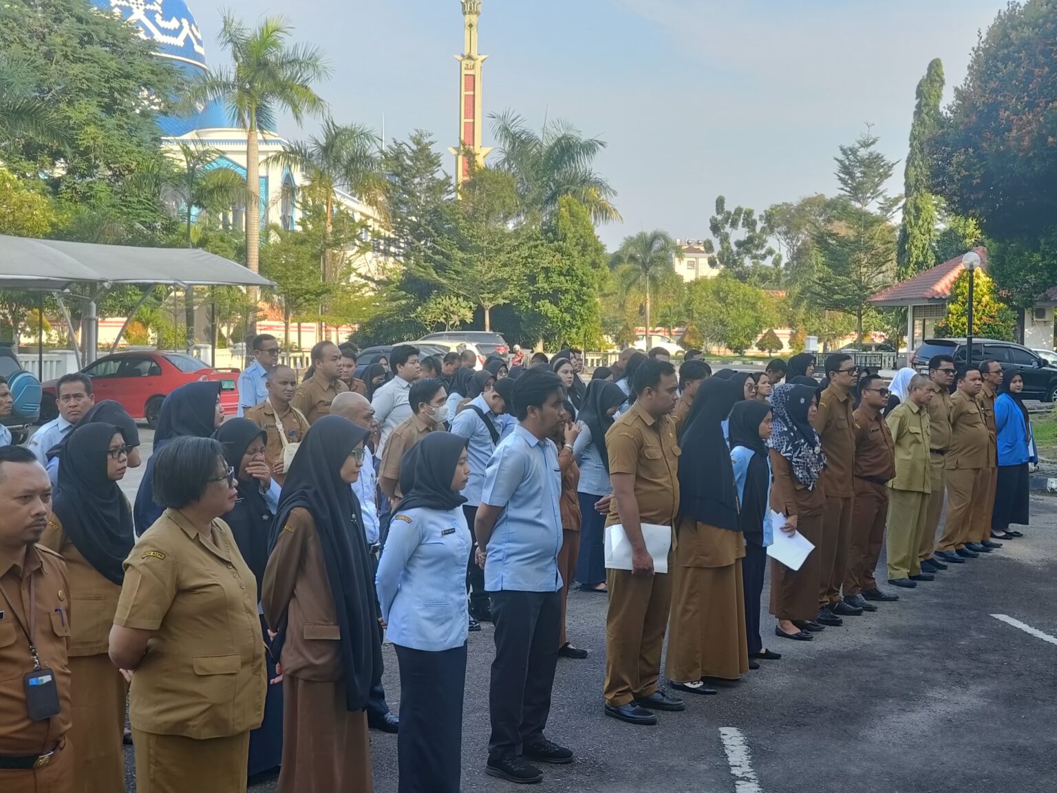 Gelar Apel, Zulkifli Aman sampaikan Arahan Sekwan Ridwan Afandi