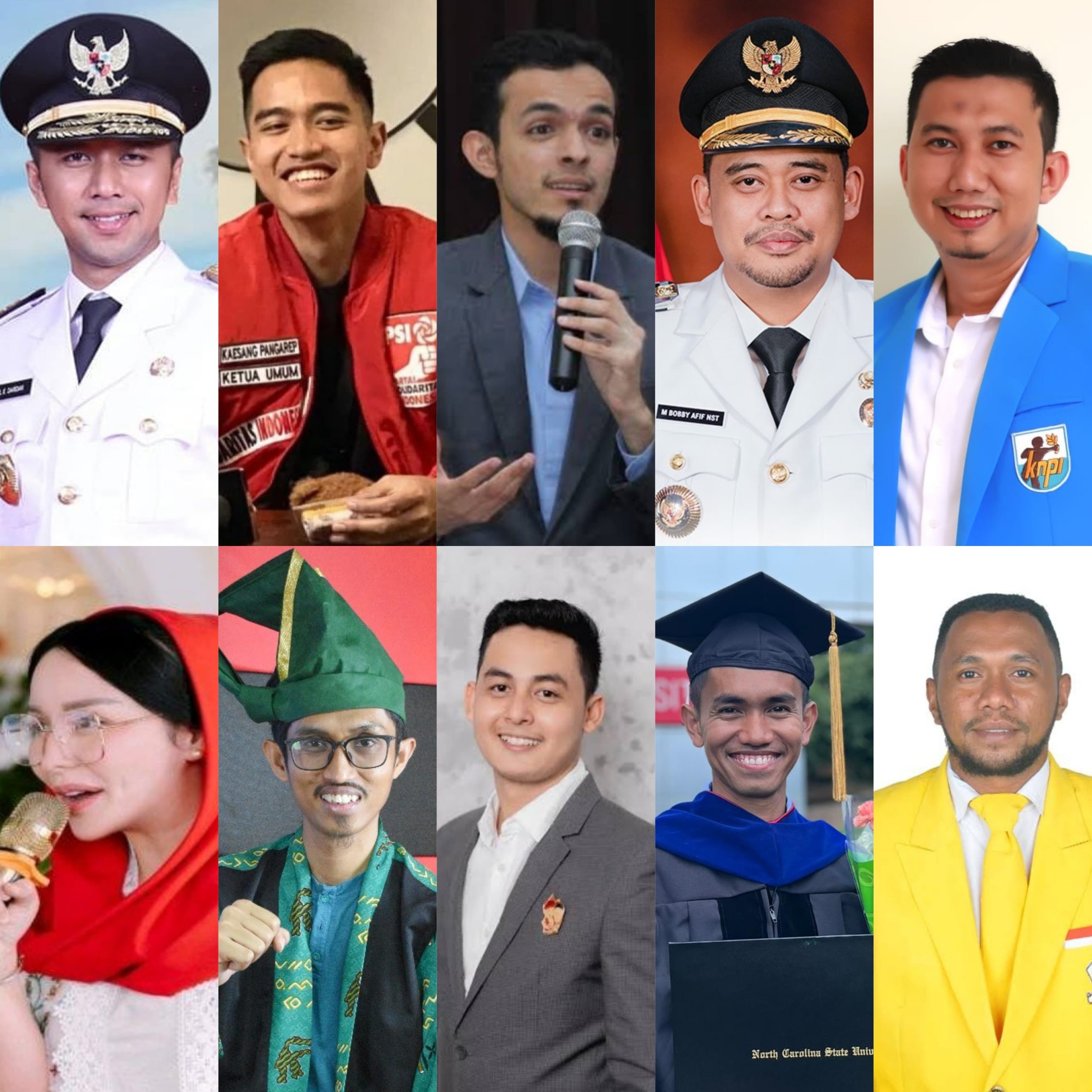 10 Pemuda Berpengaruh dan Berpotensi Menjadi Pemimpin Muda di Pilkada 2024