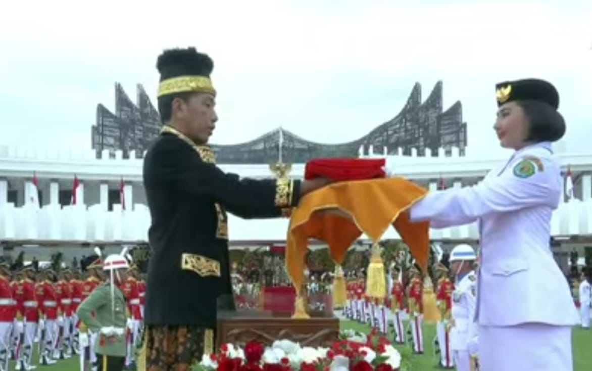 Presiden Ir. Joko Widodo Pimpin Upacara di Ibu Kota Negara