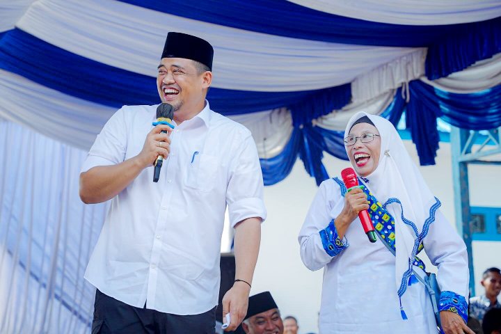 Pulang Kampung, Bobby Nasution Disambut Antusias Masyarakat Madina