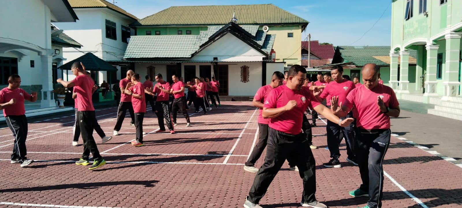 Prajurit Kodim 0103/Aceh Utara Terus Asah Kemampuan Beladiri Taktis