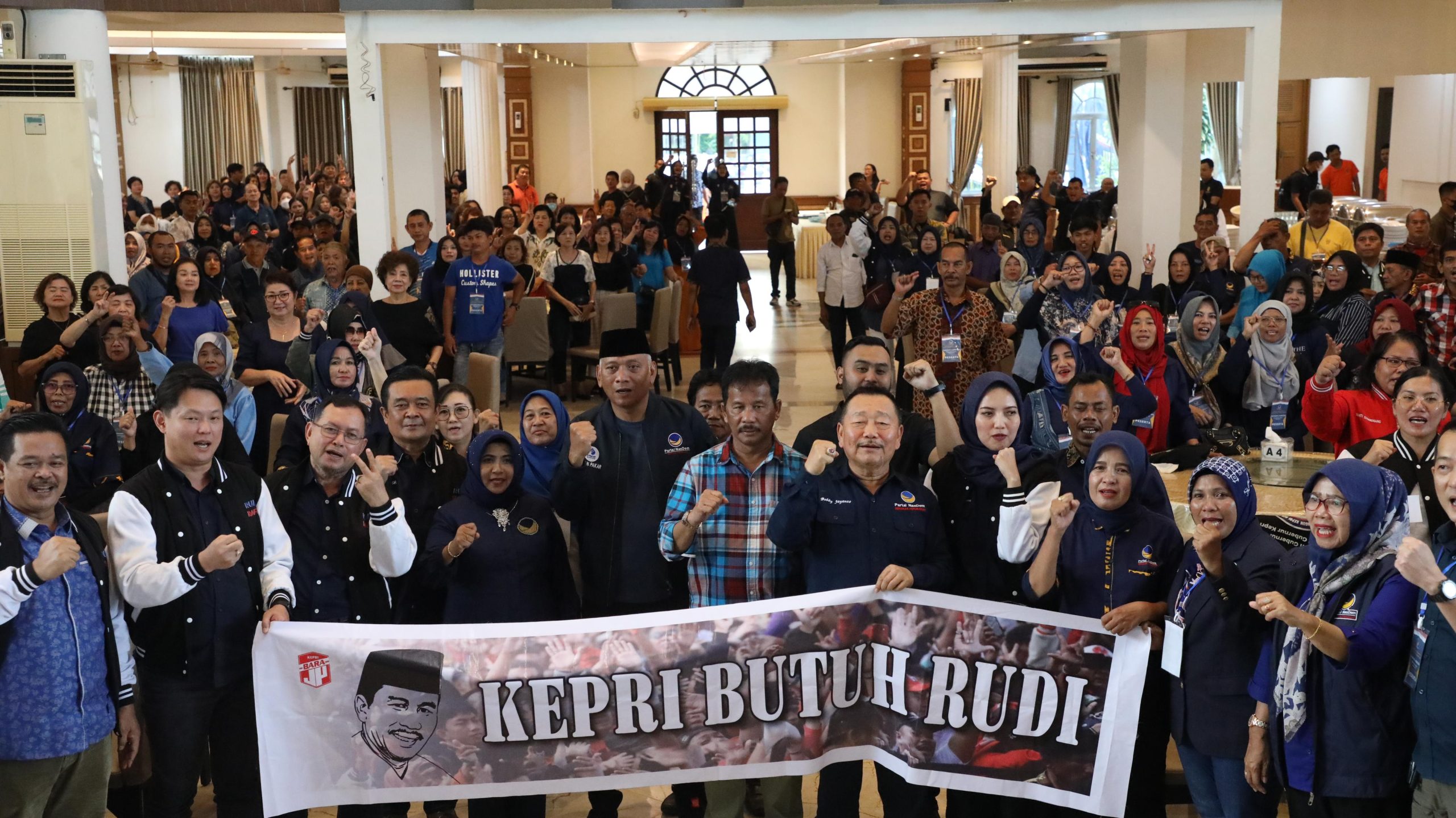 Pidato H. Muhammad Rudi Bakar Semangat Pengurus dan Simpatisan Partai NasDem Tanjungpinang