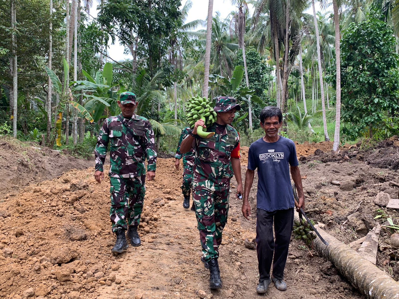 Dandim Aceh Utara Tinjau Lokasi TMMD Reguler ke 122 di Muara satu