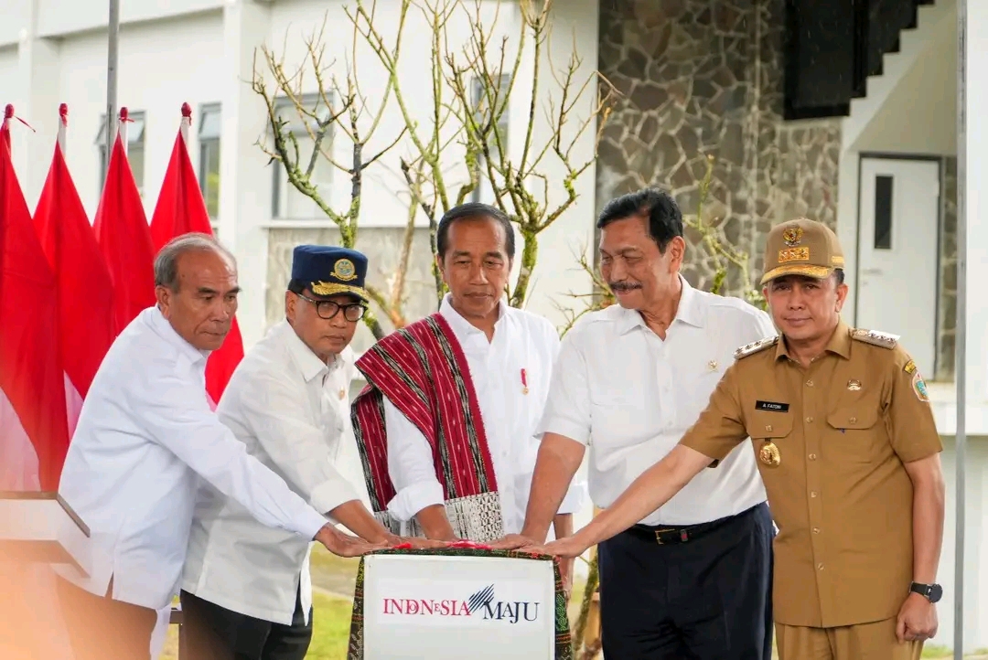 Presiden RI Resmikan Pusat Riset Genomik Pertanian di Humbang Hasundutan