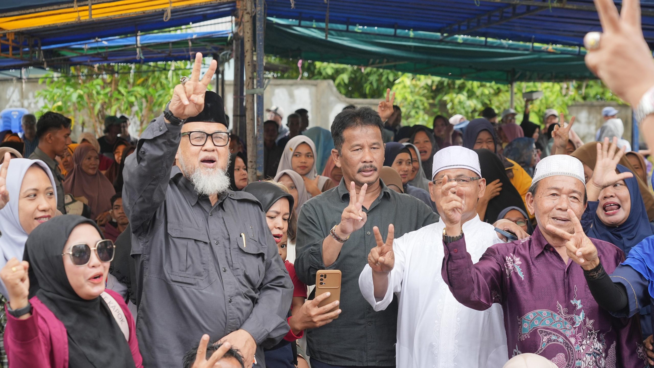 Kampanye Dialogis di Kijang, Muhammad Rudi – Aunur Rafiq Fokus Perbaiki Ekonomi Provinsi Kepri